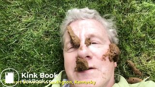 Black Man Feeds Cock & Shit Dinner to White American Fag Outdoors