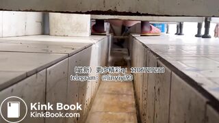 The girl excreted profusely in the toilet 60