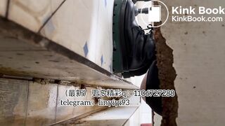 The girl excreted profusely in the toilet 62