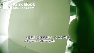 The girl excreted profusely in the toilet 64