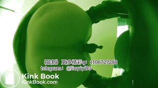 The girl excreted profusely in the toilet 64