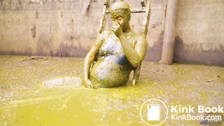 Diving in the manure pit full of cowshit