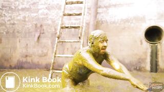 Diving in the manure pit full of cowshit