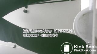 The girl excreted profusely in the toilet 61