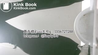 The girl excreted profusely in the toilet 61