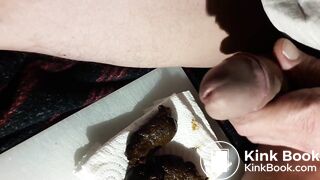 Caca, masturbation, 2 orgasmes scatos en regardant du porno