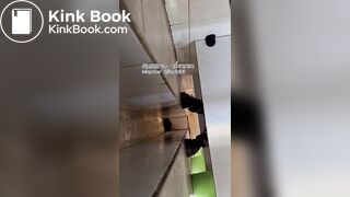 The girl excreted profusely in the toilet 68