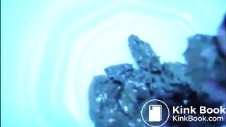 Hot butt milf shit and piss on a plate