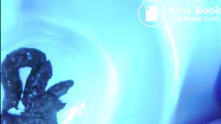 Hot butt milf shit and piss on a plate