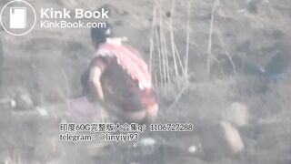 The girl excreted profusely in the toilet 76