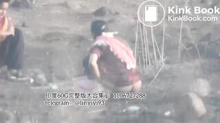 The girl excreted profusely in the toilet 76