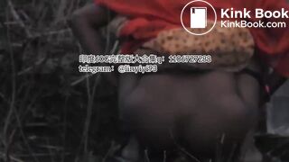 The girl excreted profusely in the toilet 78