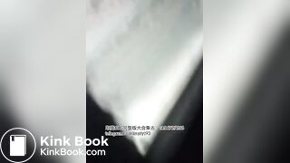 The girl excreted profusely in the toilet 80