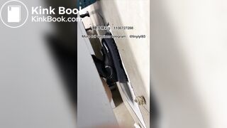 The girl excreted profusely in the toilet 83