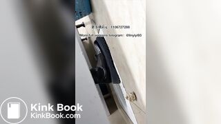 The girl excreted profusely in the toilet 83