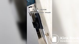 The girl excreted profusely in the toilet 83