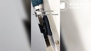 The girl excreted profusely in the toilet 83