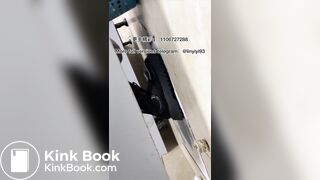 The girl excreted profusely in the toilet 83