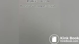 The girl excreted profusely in the toilet 84