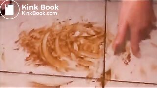 Slip rouge bien sale