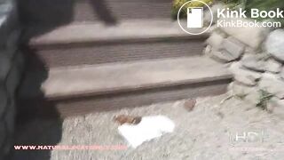 NSG nice brune poop in banc