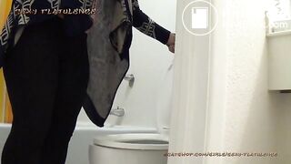 girl diarrhea on the toilet