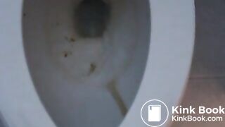 woman with tattoo pooping