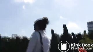 Outdoor Butts, Poop and High Heels pt1