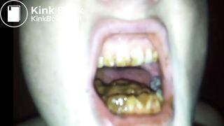 Red head eat shit from ass