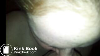 Red head eat shit from ass