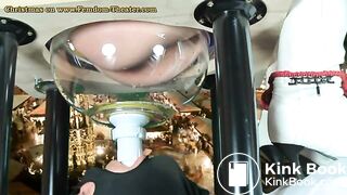 The slave swallows diarrhea that gives him his mistress