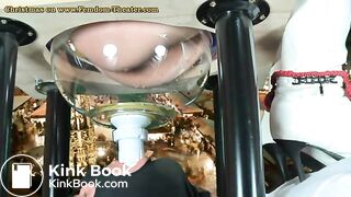 The slave swallows diarrhea that gives him his mistress