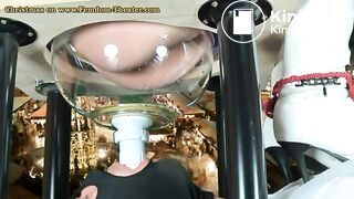 The slave swallows diarrhea that gives him his mistress