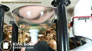 The slave swallows diarrhea that gives him his mistress