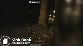 pooping at night in the park