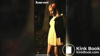 pooping at night in the park