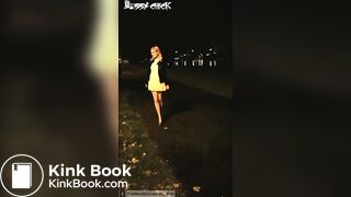 pooping at night in the park