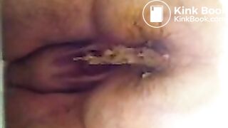 Fat woman did a mess in toilet On shittytube
