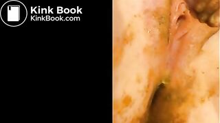 Sexually Frustrated Teen Plays With Her Poop