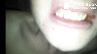 Toilet girl eat shit