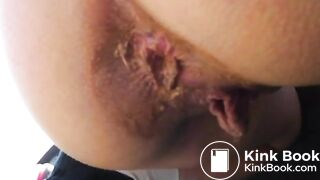 nasty poop from nice ass