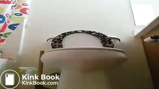 Brown Skinned Emptying Her Brown