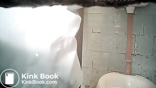 toilet squatting poop