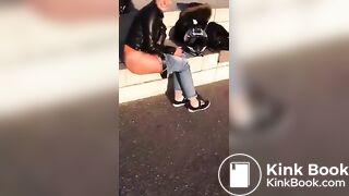 Freundin filmt Freundin