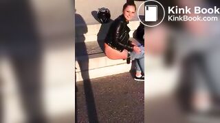 Freundin filmt Freundin