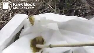 peeing and pooping outside