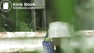 peeing and pooping outside