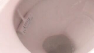 Diarrhea in toilet