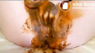 shitty dildo masturbate in both holes