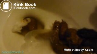 Eating Shit From Toilet Bowl
